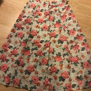 Vintage Petite Teddi Skirt Size M